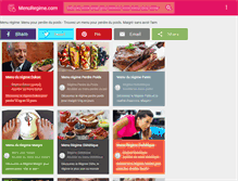 Tablet Screenshot of menuregime.com